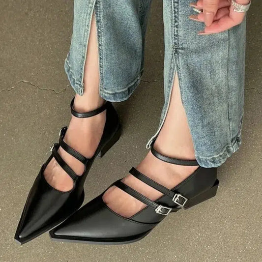 Ballerine a talon noir-Old Money