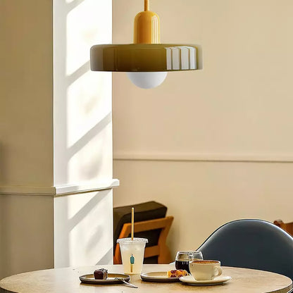 Suspension Bauhaus en Verre - Un Mélange Parfait de Créativité et de Design Moderne