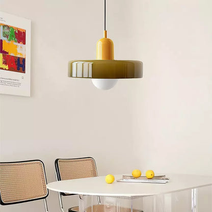 Suspension Bauhaus en Verre - Un Mélange Parfait de Créativité et de Design Moderne
