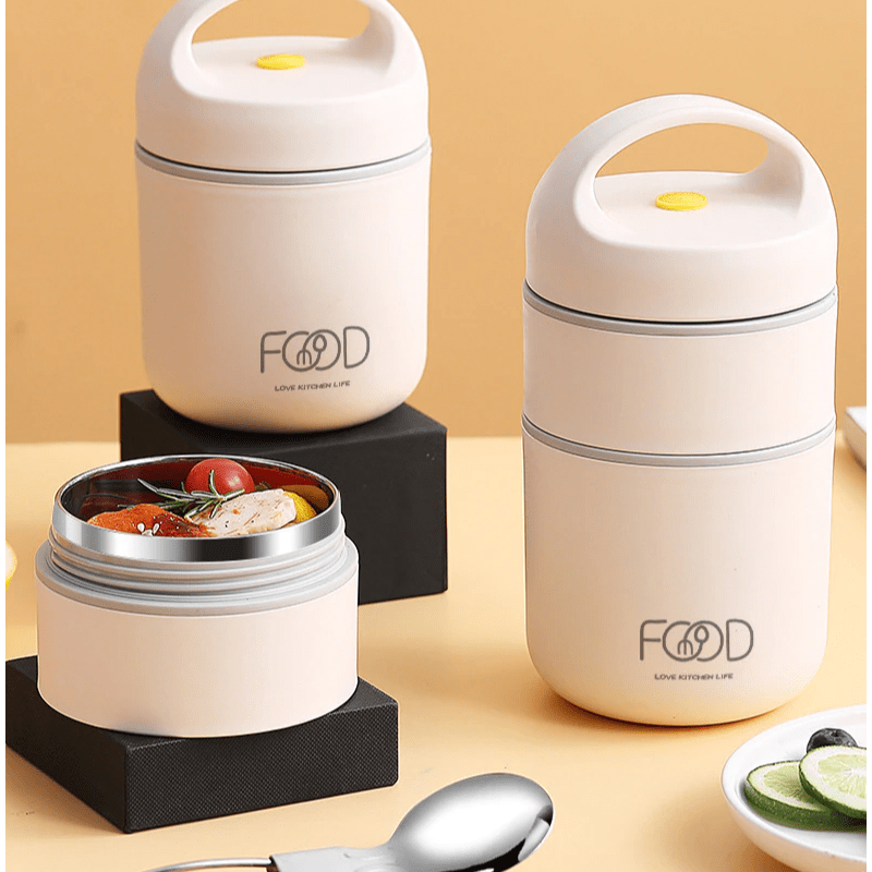 Lunch Box Isotherme Compartimentée Verte