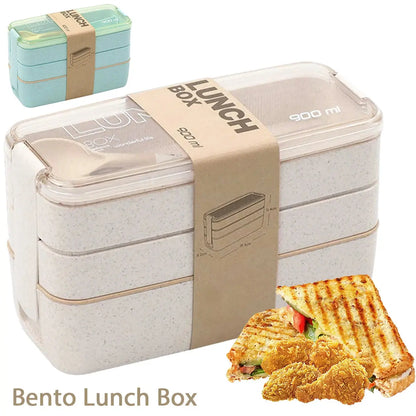 Bento Box Lunch 900ml (Beige)