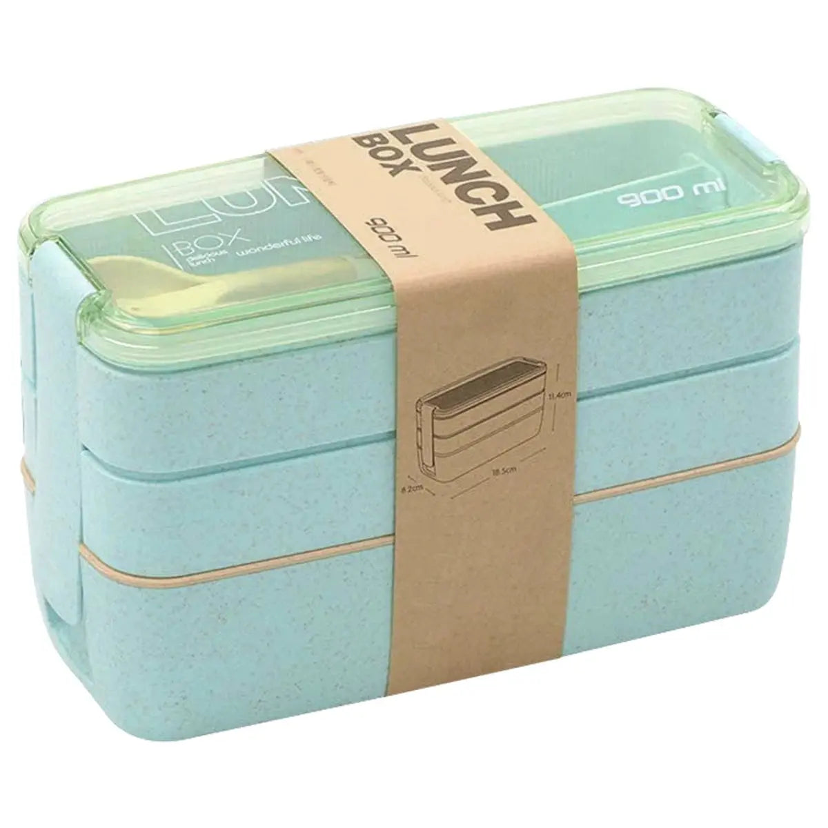 Bento Box Lunch 900ml (Vert)
