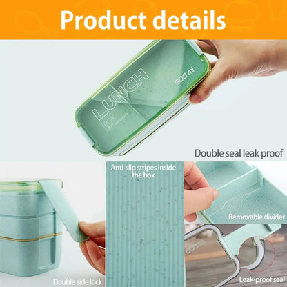 Bento Box Lunch 900ml (Vert)