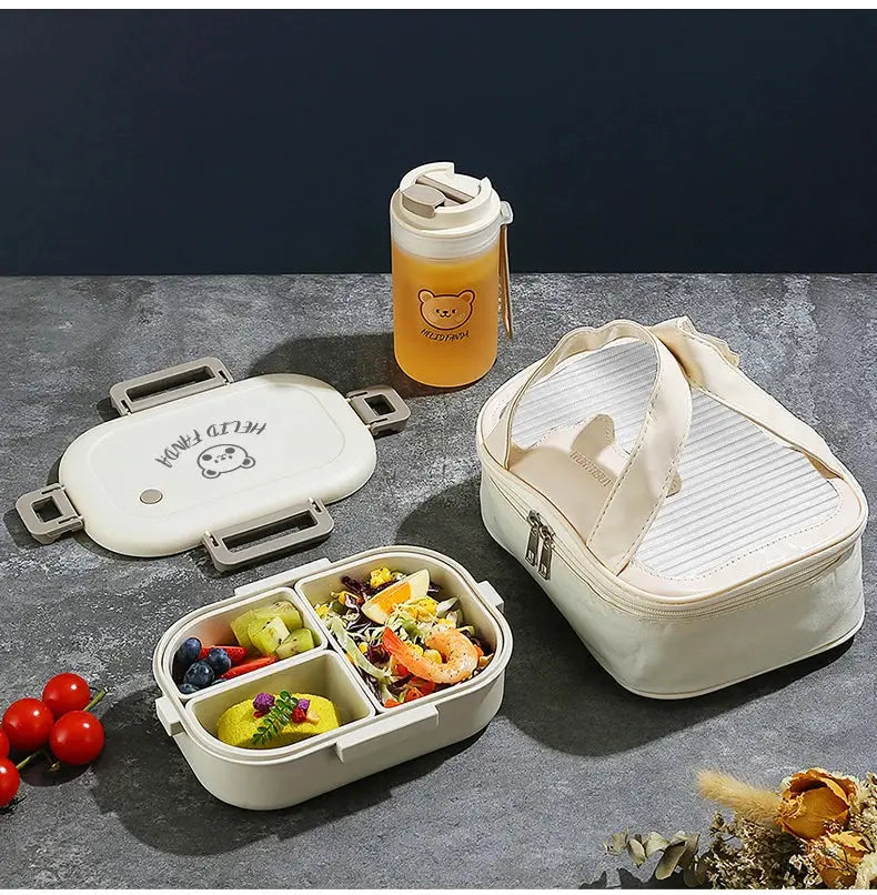 Bento Food Box 3 Compartiments 800ml