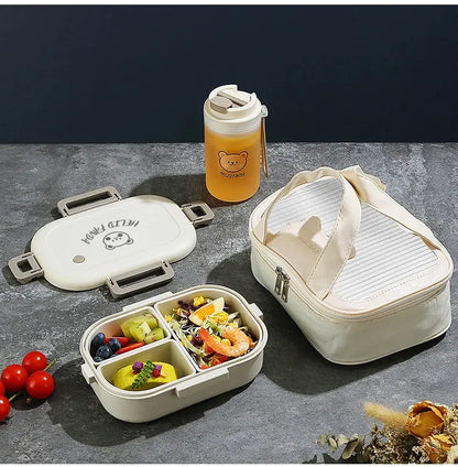 Bento Food Box 3 Compartiments 800ml