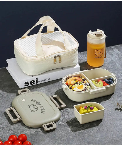 Bento Food Box 3 Compartiments 800ml