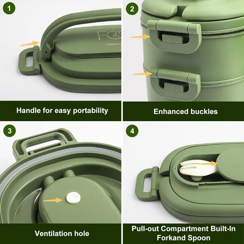 Bento In a Box Vert 1550ml