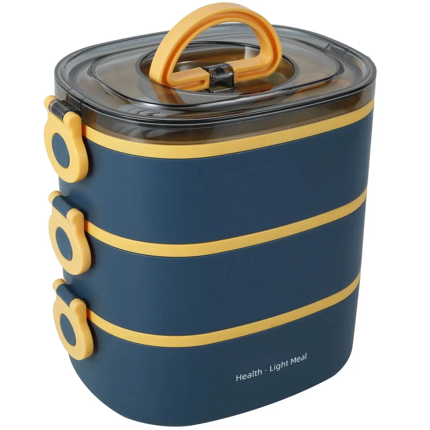 Bento Lunch Box 3 Couches Bleu 2000ML (GOURMET)