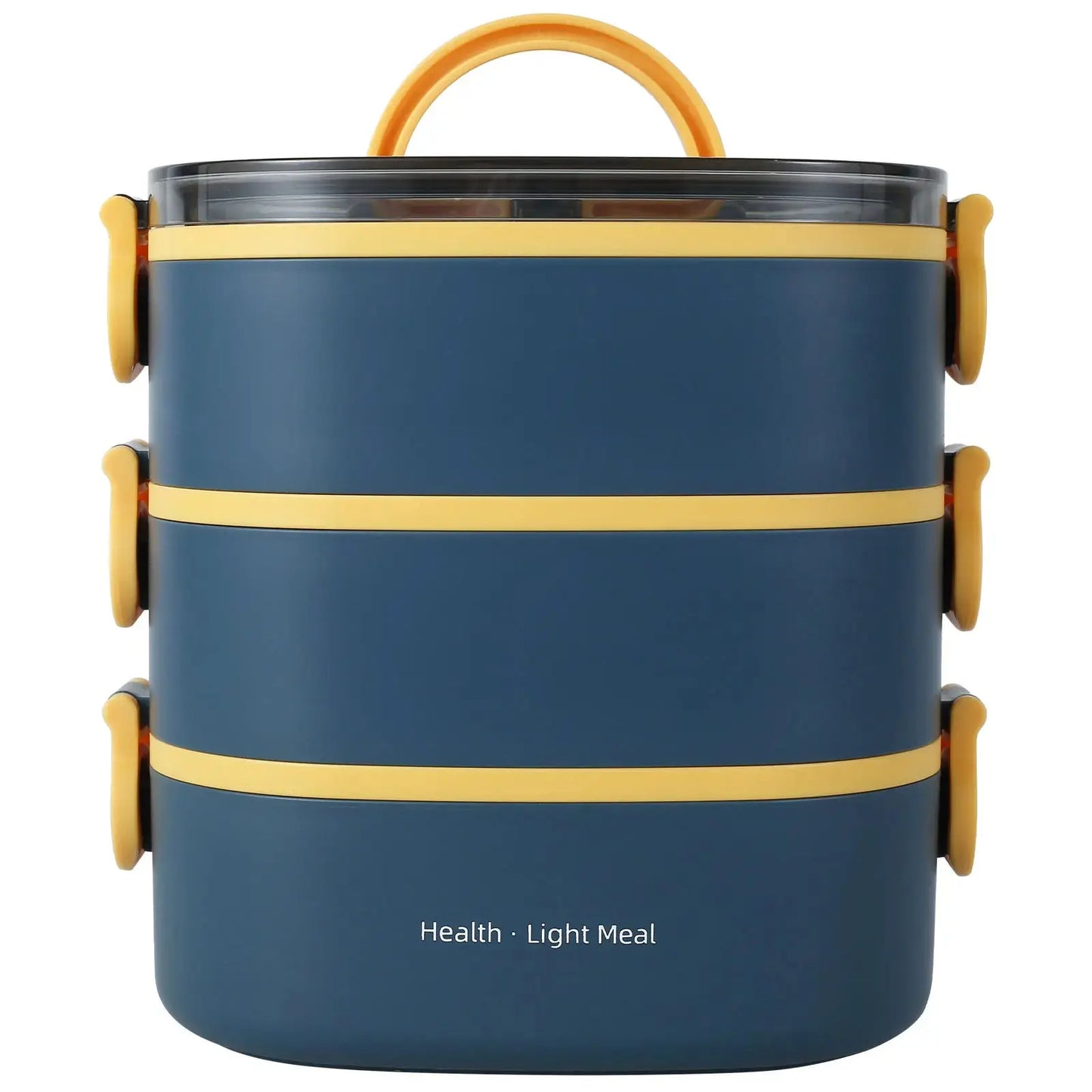 Bento Lunch Box 3 Couches Bleu 2000ML (GOURMET)