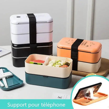 Bento Lunch Box Noire Chic