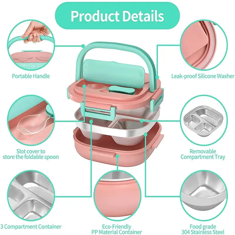 Bento Bento Box Enfant (Bleu)