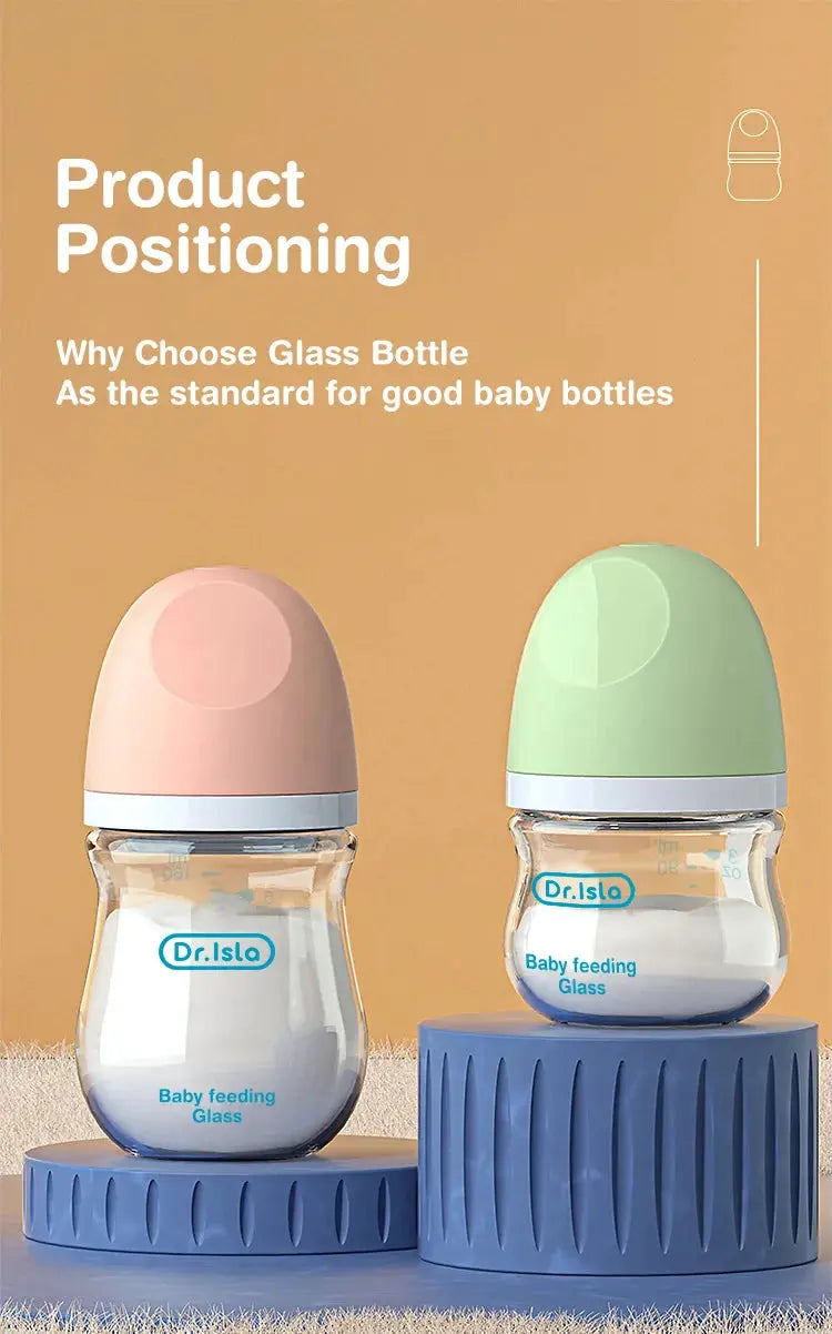 Biberon En Verre Naissance anti-colique 160ML