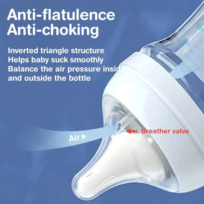 Biberon En Verre Naissance anti-colique 160ML