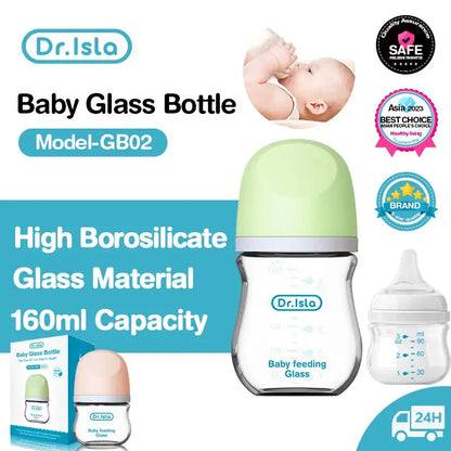 Biberon En Verre Naissance anti-colique 160ML