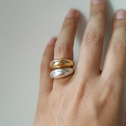 Bague Acier Inoxydable Queen