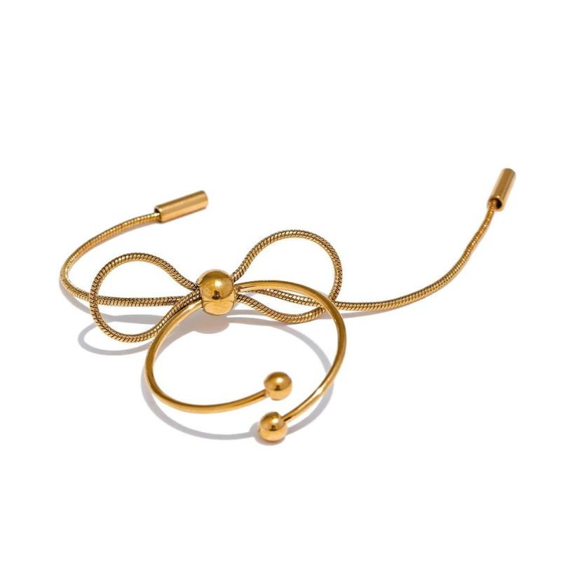 Bague Acier Inoxydable Coquette