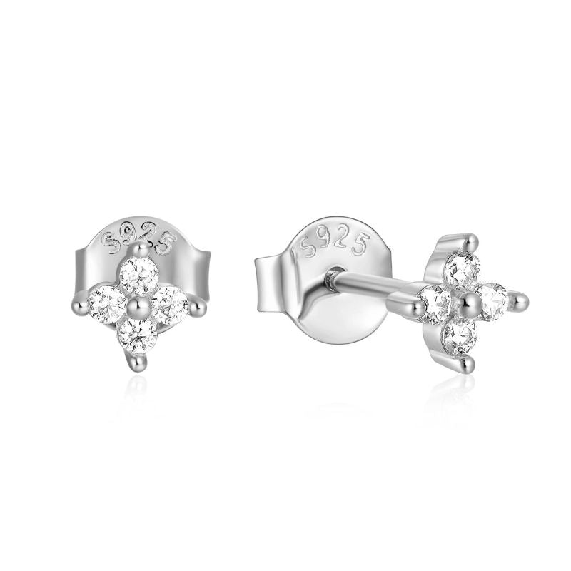 Boucle d Oreille Acier Inoxydable Argent