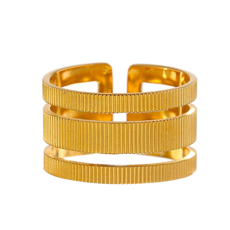 Bague Acier Inoxydable Nymphea