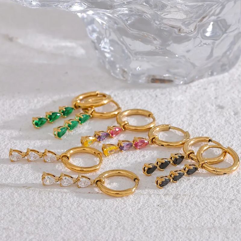 Boucles d Oreille Acier Inoxydable
