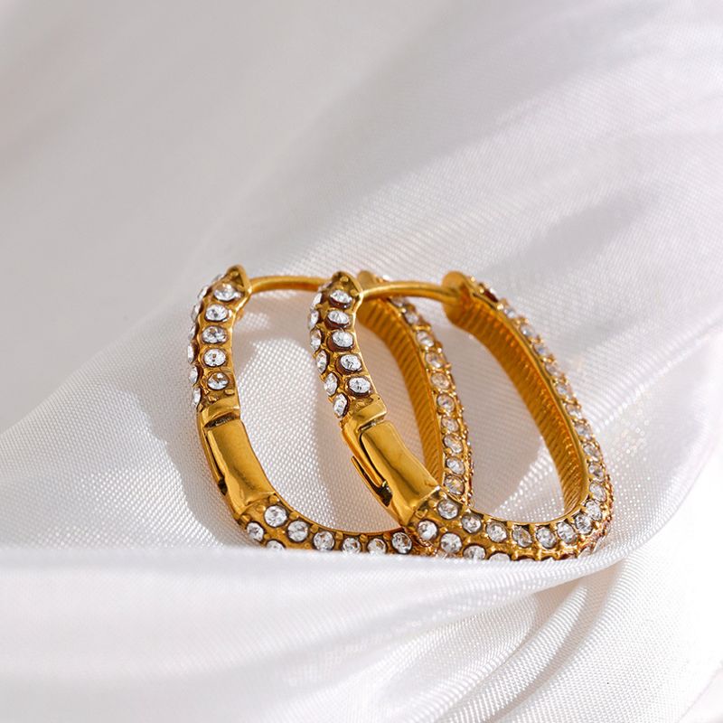 Boucle d Oreille Acier Inoxydable Dolce