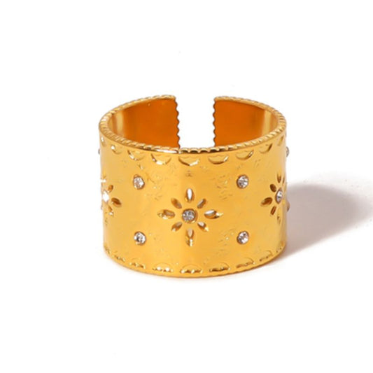 Bague Acier Inoxydable Panama