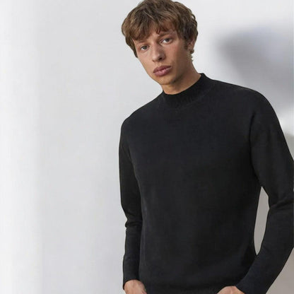 Black mock neck