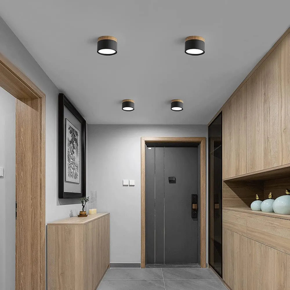 Plafonnier Cylindrique LED Nordic – Éclairage Moderne et Économique pour Couloir