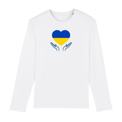 T shirt Manches longues Homme Ukraine Prière pour la Paix
