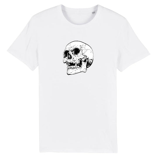 T shirt Unisex Tête de Mort peur