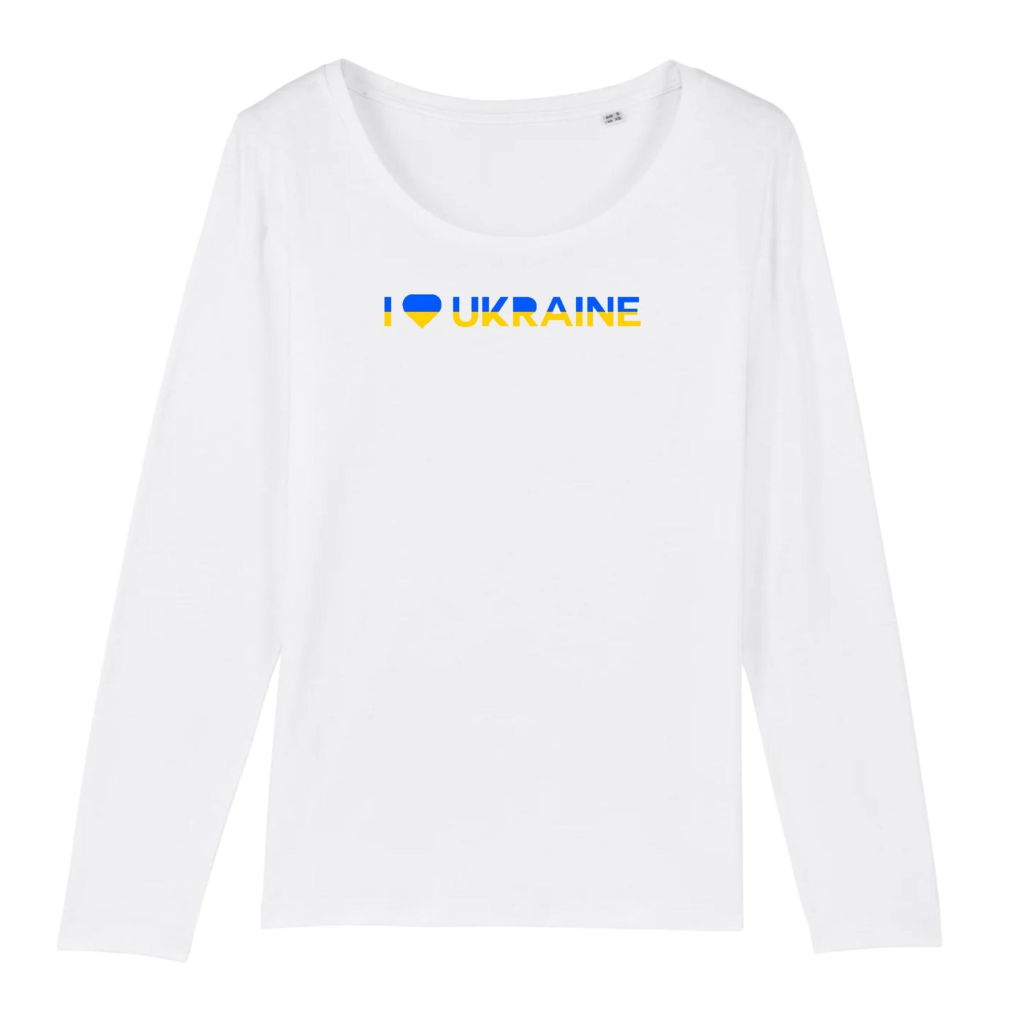 T shirt Manches longues Femme I Love Ukraine