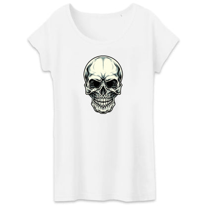 T shirt Femme Tête de Mort horreur