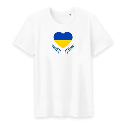 T shirt homme col rond Ukraine Prière pour la Paix