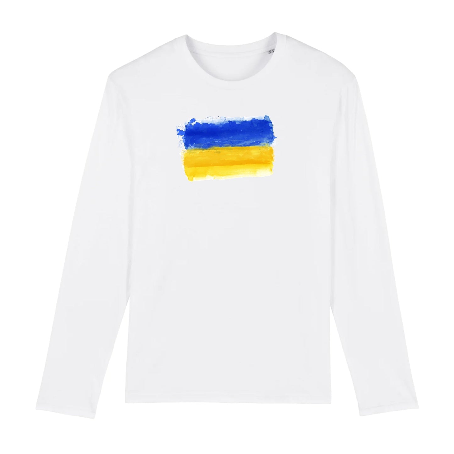 T shirt Manches longues Homme Ukraine Drapeau