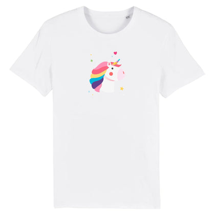 T shirt Unisex Tête de licorne