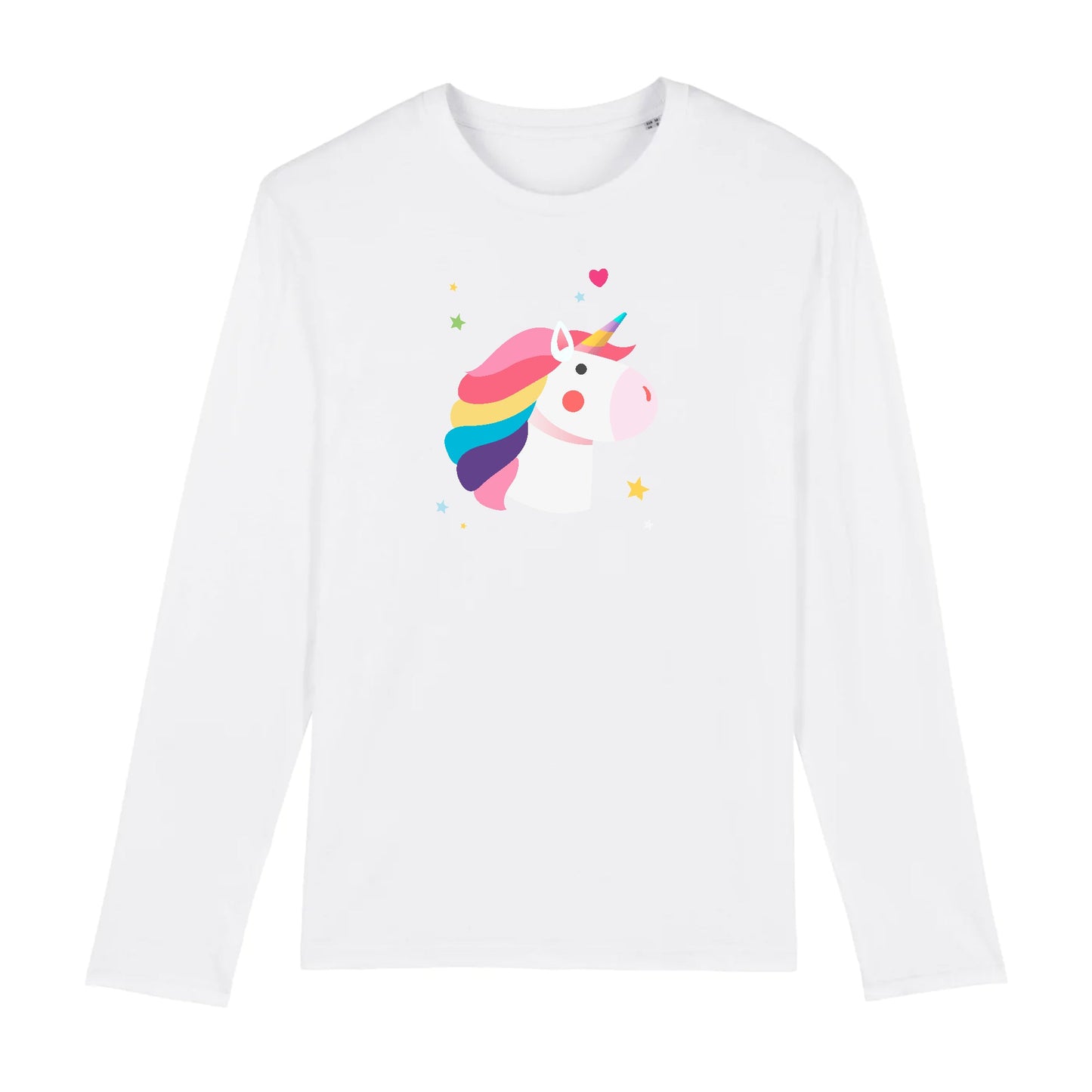 T shirt Manches longues Homme Tête de licorne