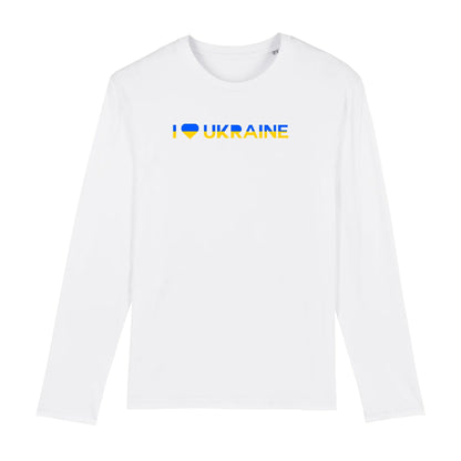 T shirt Manches longues Homme I Love Ukraine