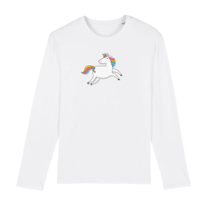T shirt Manches longues Homme Licorne mignonne