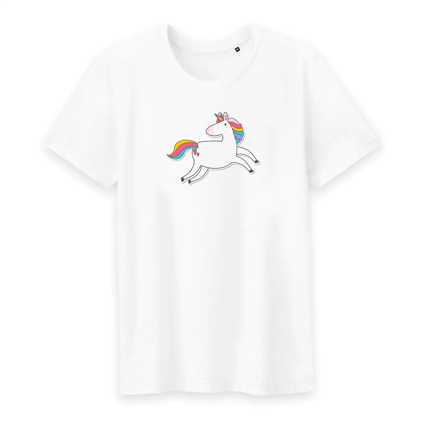 T shirt homme col rond Licorne mignonne