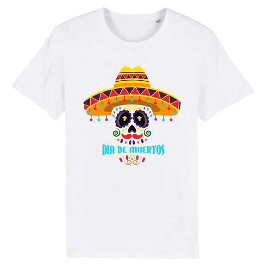 T shirt tete de mort mexicaine dia de muertos