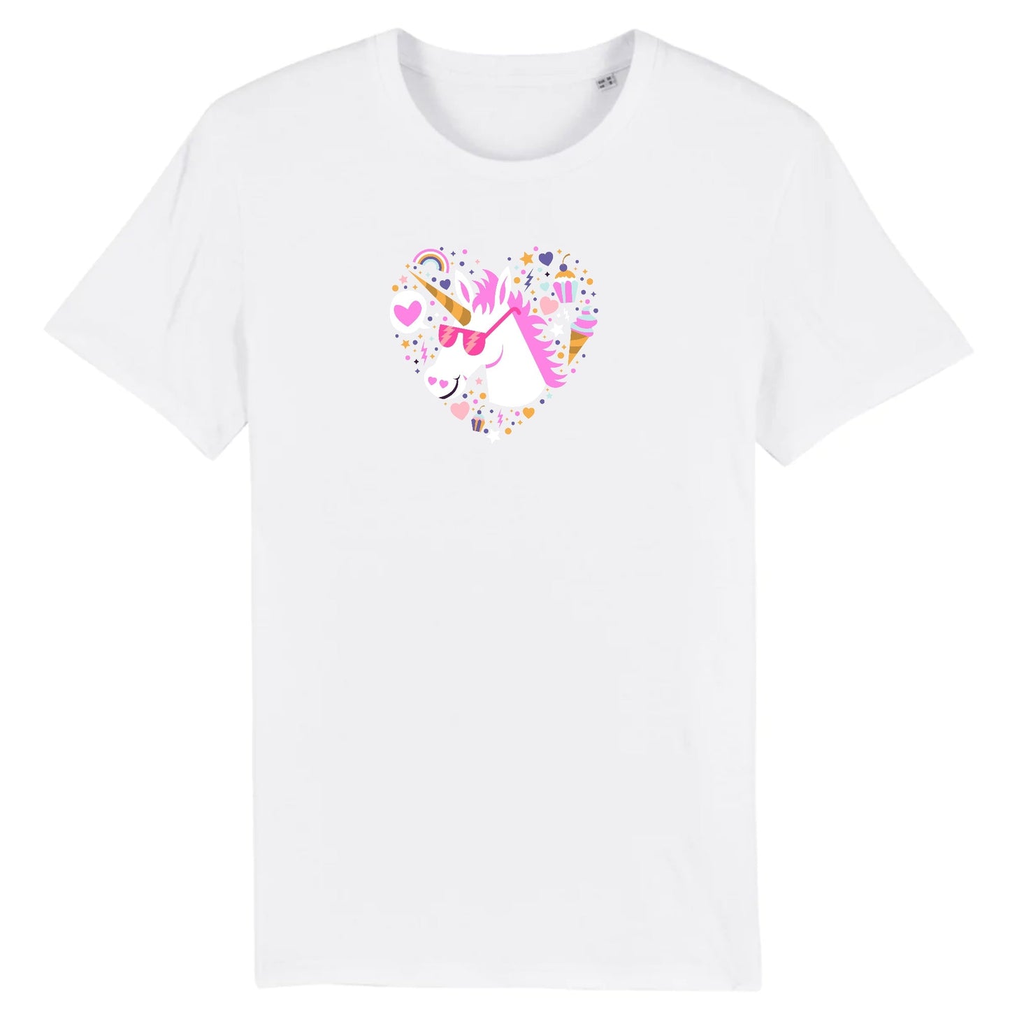 T shirt Unisex Licorne avec lunettes