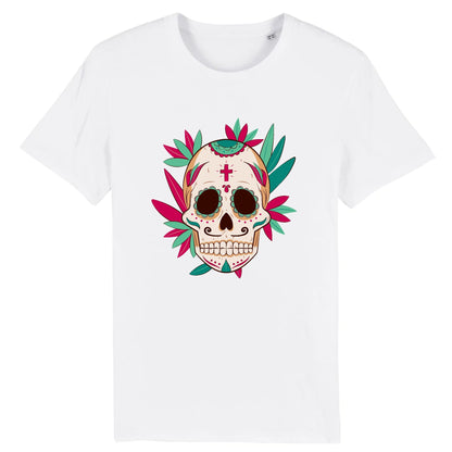 T shirt tete de mort mexicaine eglise