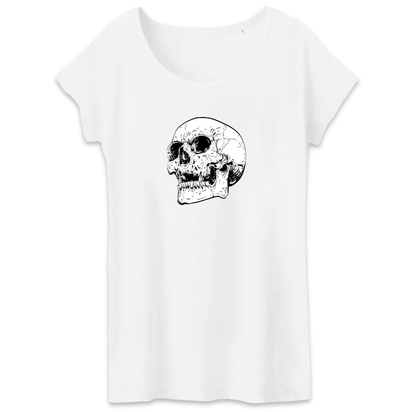 T shirt Femme Tête de Mort peur