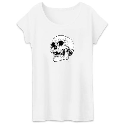 T shirt Femme Tête de Mort peur
