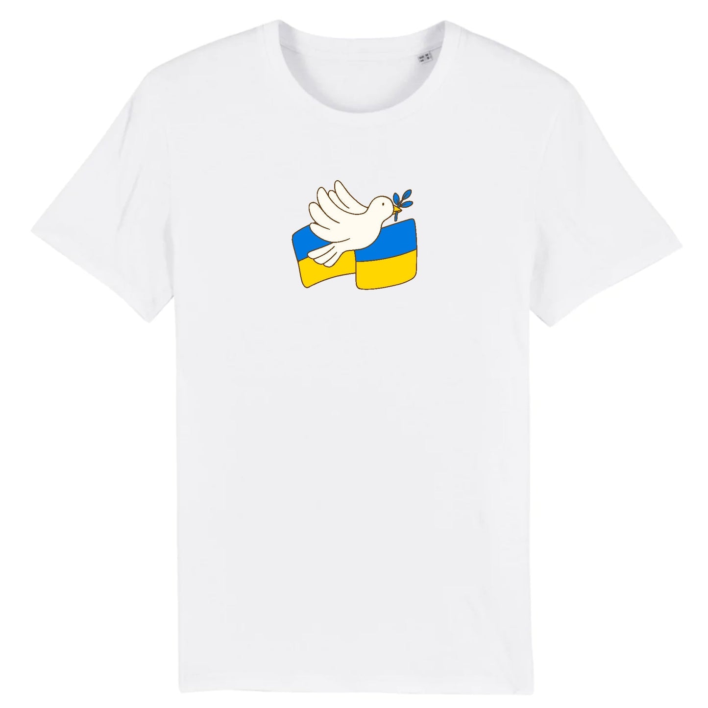 T shirt Unisex Ukraine appel à la paix