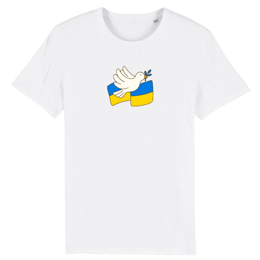 T shirt Unisex Ukraine appel à la paix