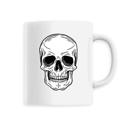 Mug Tête de Mort Blanche