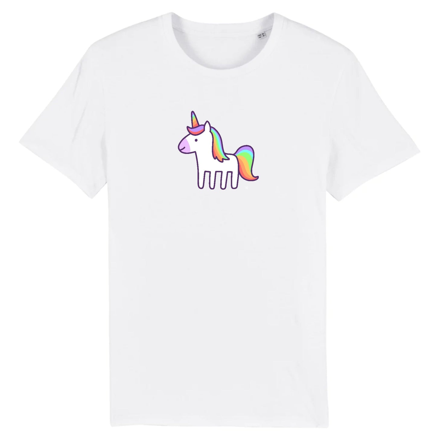 T shirt Unisex Licorne Arc en ciel
