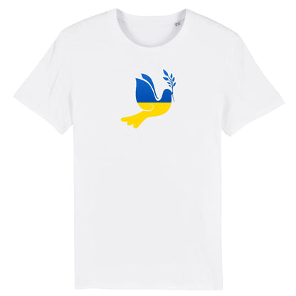 T shirt Unisex Ukraine Colombe de la Paix