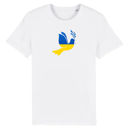 T shirt Unisex Ukraine Colombe de la Paix