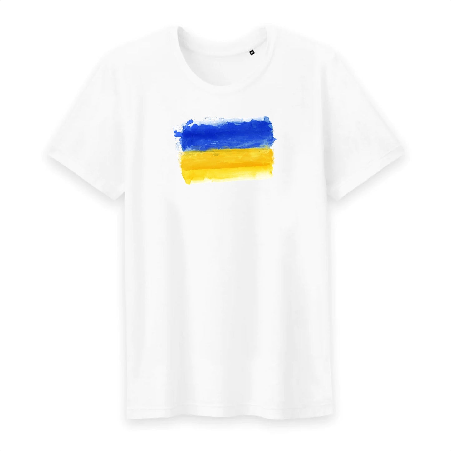 T shirt homme col rond Ukraine Drapeau